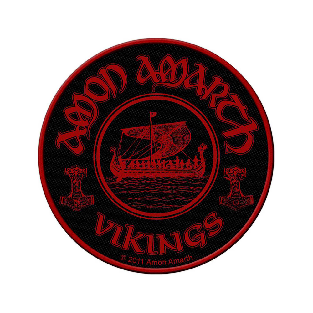 Amon Amarth Woven Patch[Circular Viking]